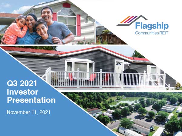 FlagshipCommunitiesREIT_Investor_Presentation_2021Q3